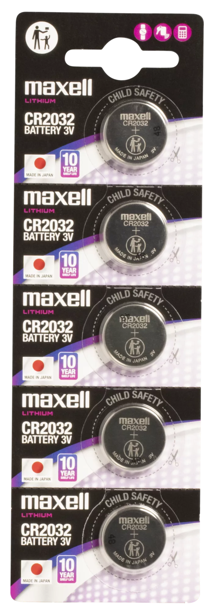 Maxell Bateria litowa CR2032 HOLOGRAM Blister 5 szt