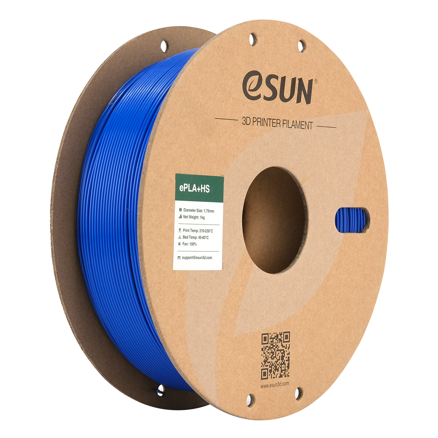 eSUN PLA+HS Filament 1.75mm 1000g Blue Niebieski