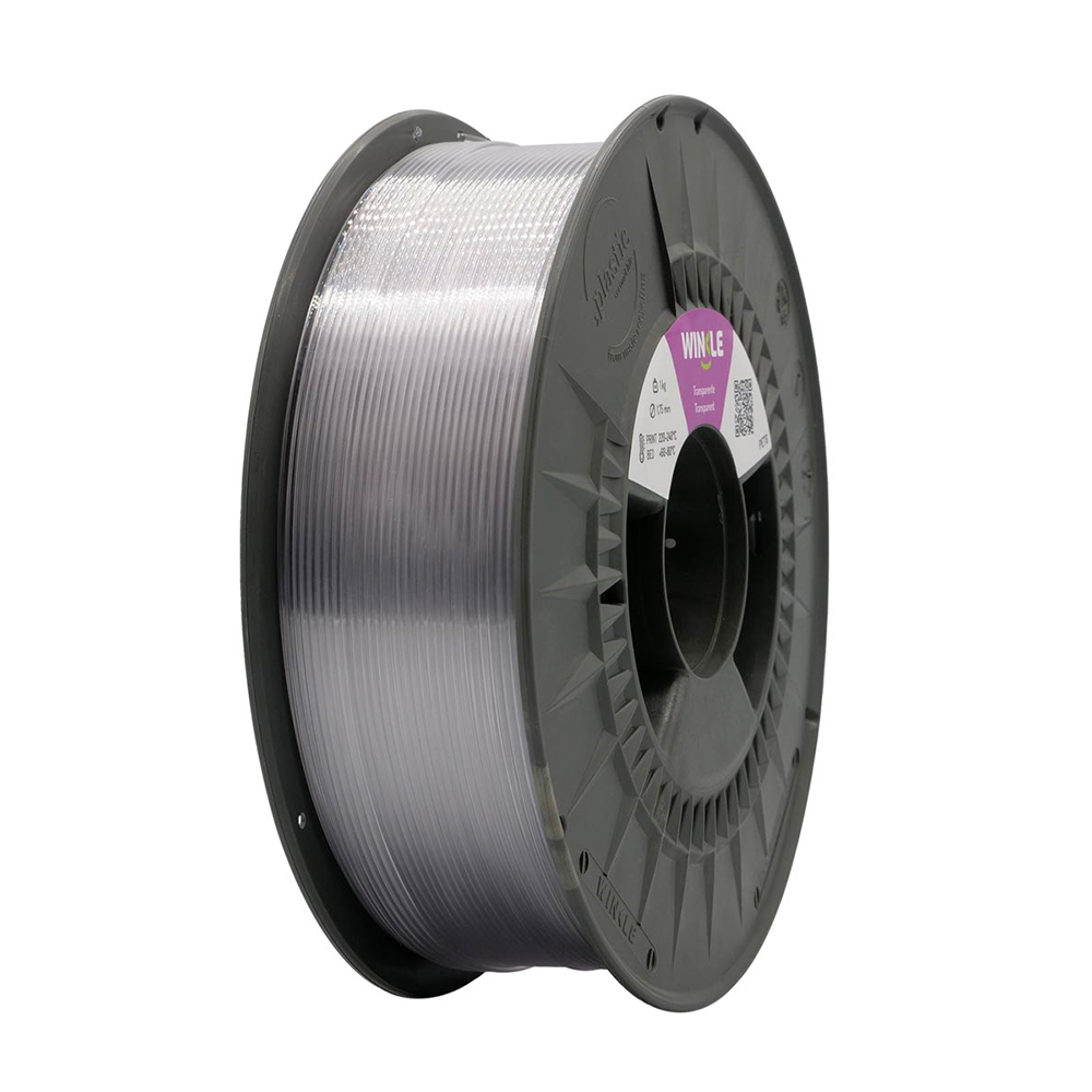 WINKLE PETG Filament 1.75mm 5000g Transparent Przezroczysty