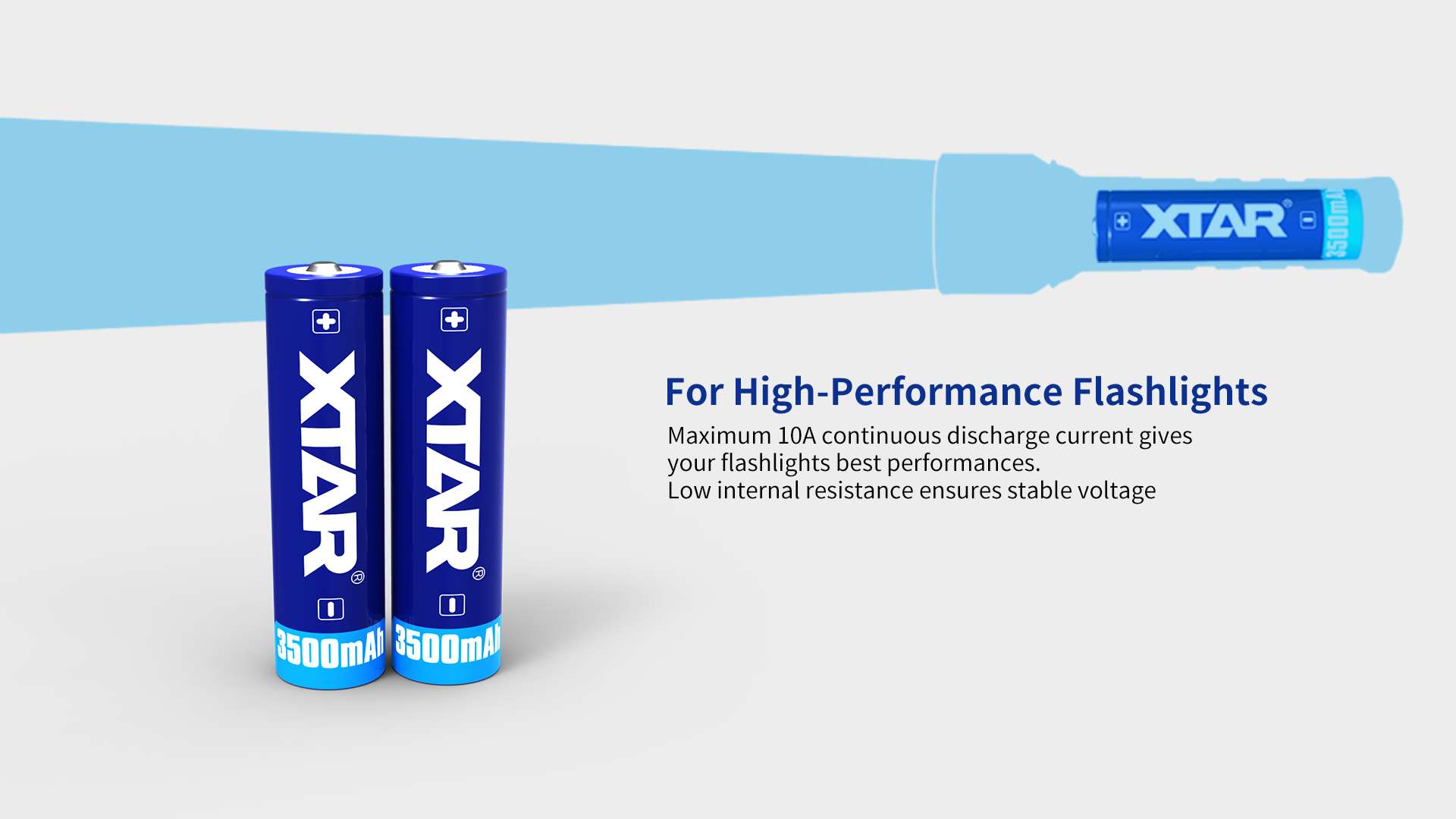 XTAR bateria 18650 3500mAh 3.6V litowo-jonowa z zabezpieczeniem