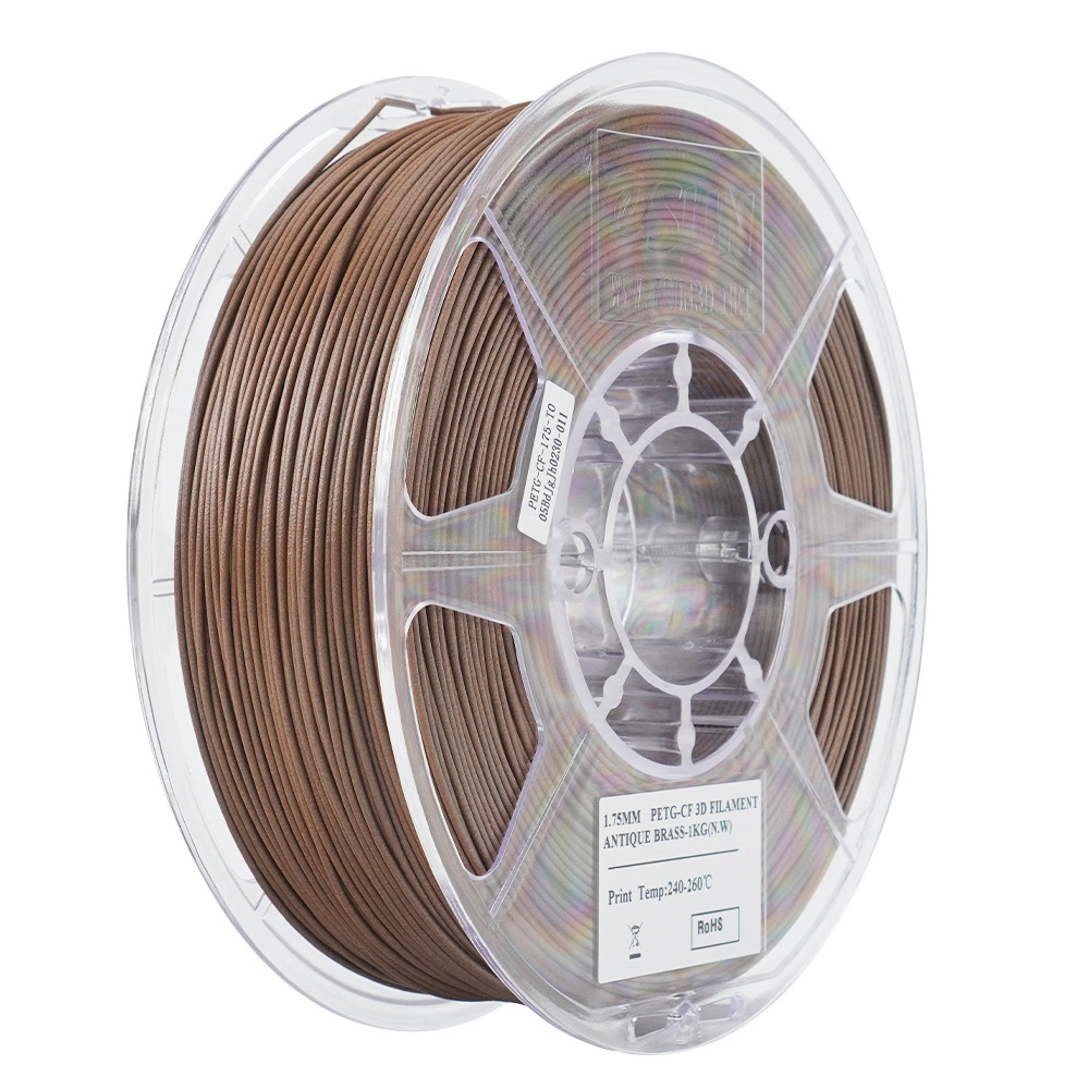 eSUN PETG-CF Filament 1.75mm 1000g Antique Brass Mosiądz