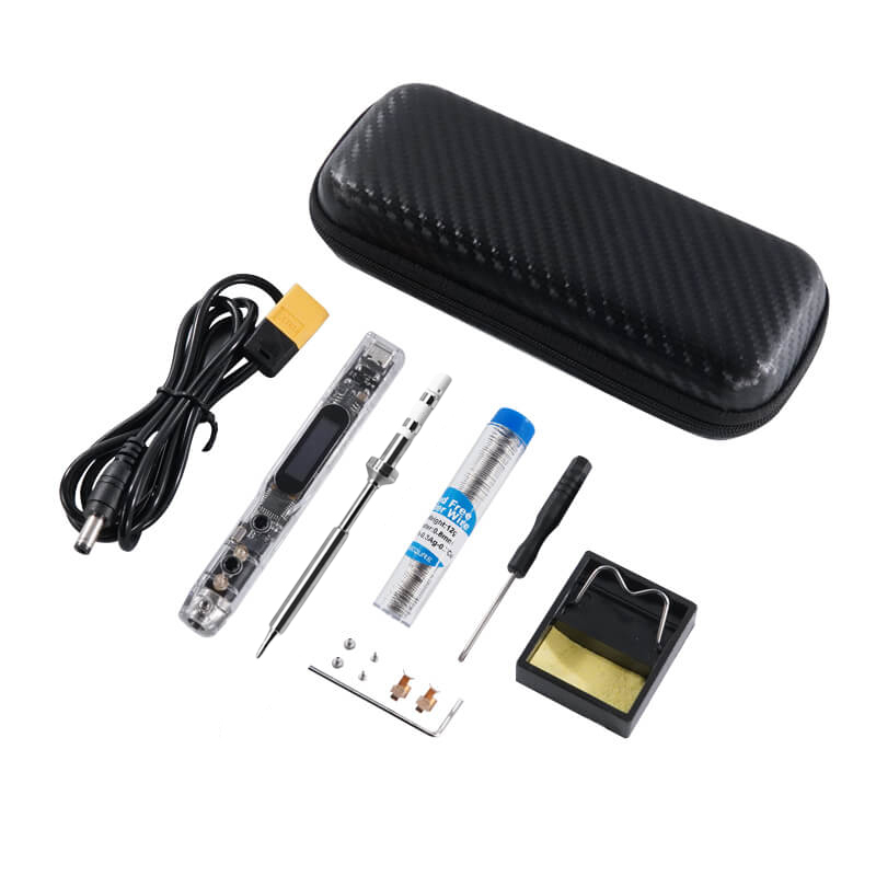 SEQURE lutownica SI012 przezroczysta z grotem TS-B2 ZESTAW