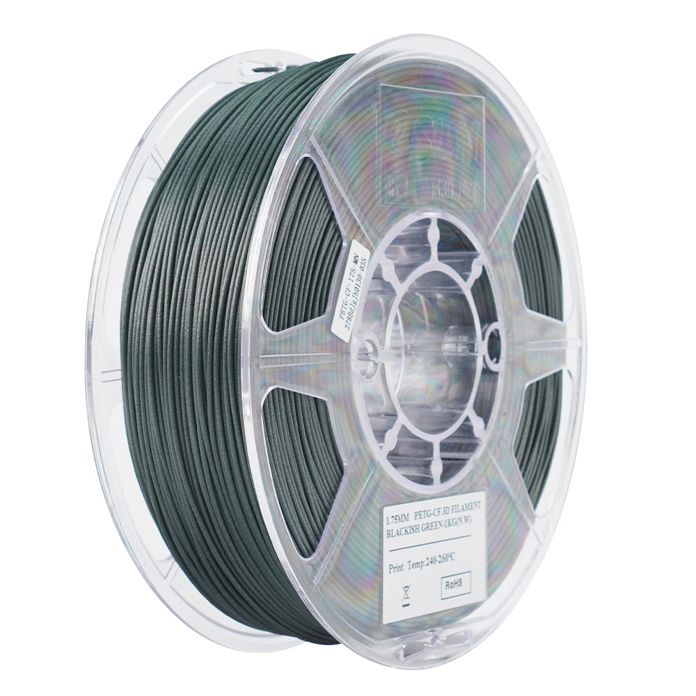 eSUN PETG-CF Filament ciemnozielony 1.75mm 1000g
