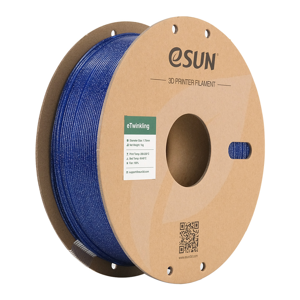 eSUN PLA-Twinkling Filament 1.75mm 1000g Blue Niebieski