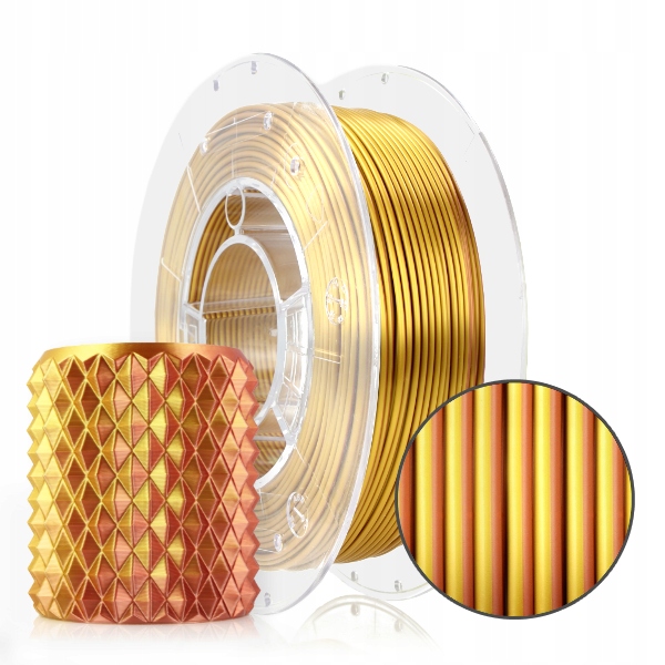 FILAMENT 3D PLA Magic Silk Gold-Copper 300g