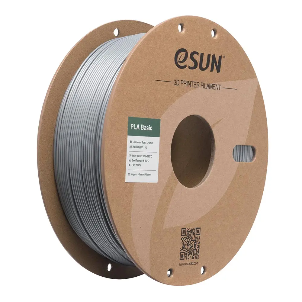 eSUN PLA-Basic Filament 1.75mm 1000g Silver Srebrny