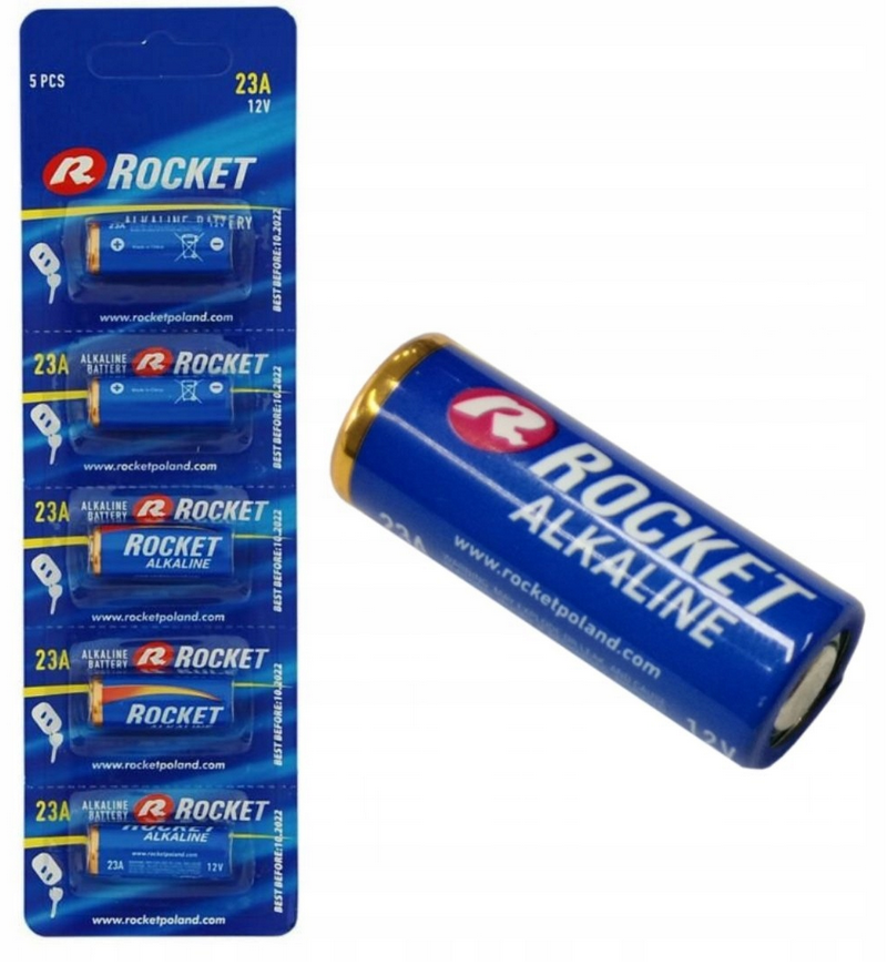 Rocket Baterie alkaliczne MN21 A23 Blister 5 szt
