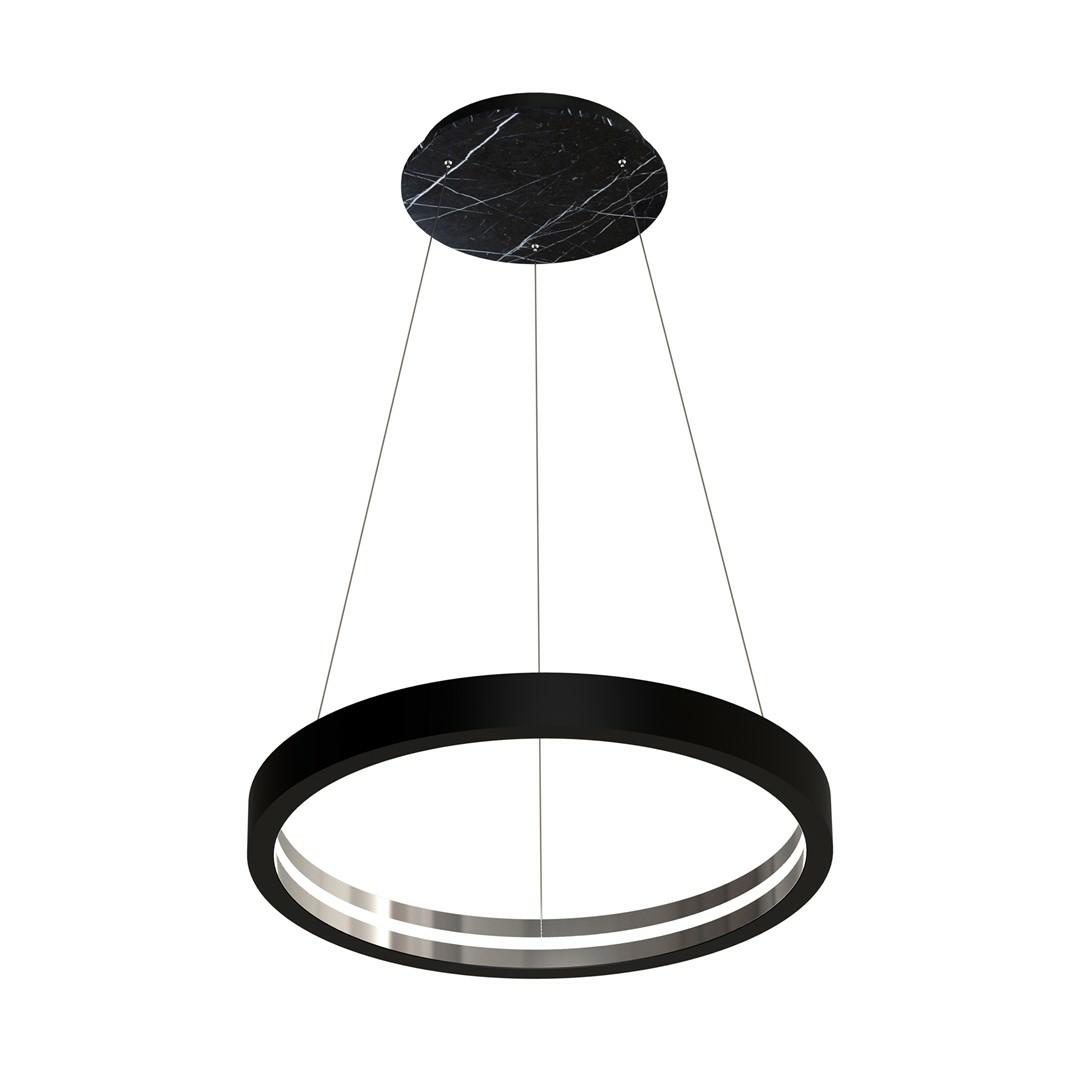 Lampa Wisząca CASSIOPEIA Marmur - Czarny