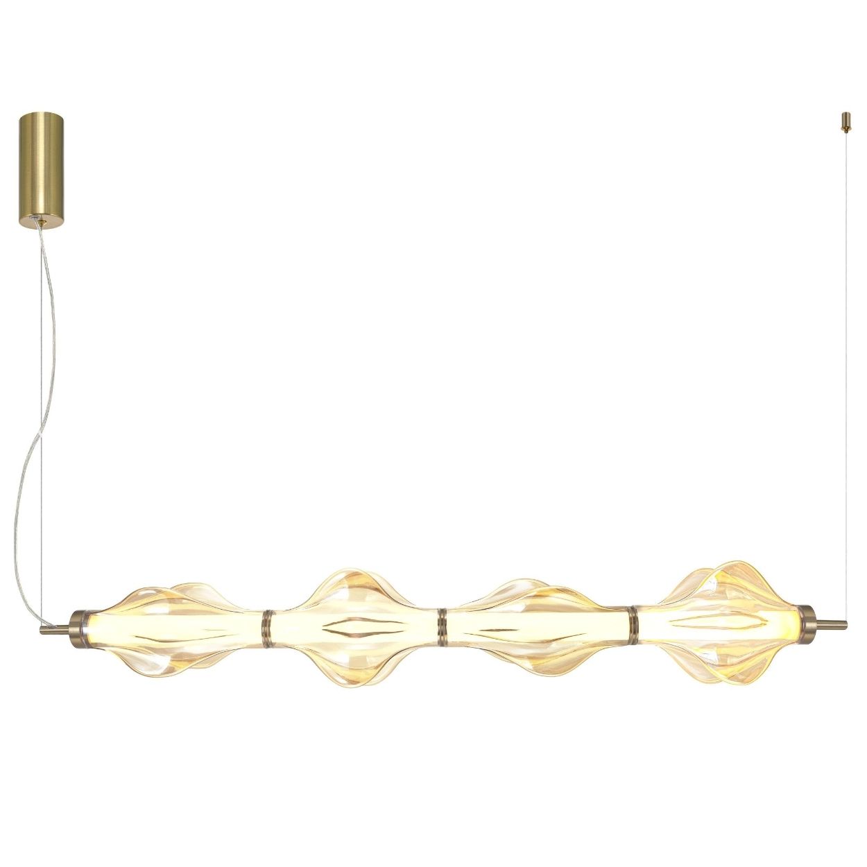 Lampa Wisząca ELVA Mosiądz 1XLED 30W 3000K
