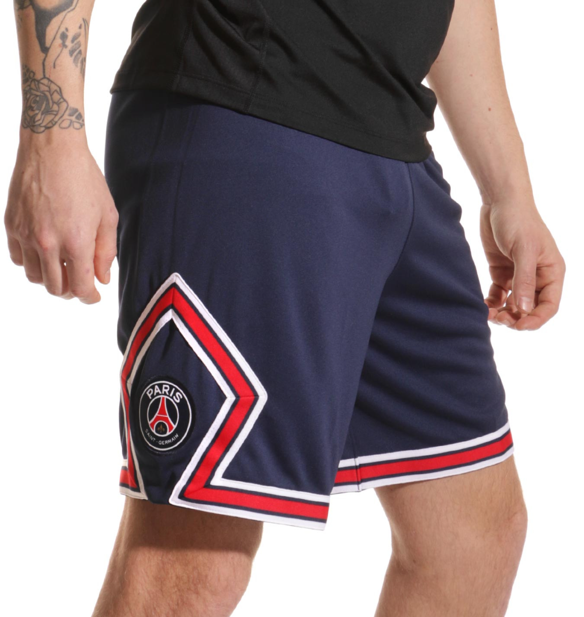 Granatowe spodenki męskie Nike PSG Jordan Dri-FIT S przód