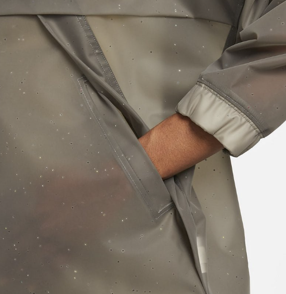 Kurtka damska Nike Anorak multikolor brąz-szary M DA7657-010 tył