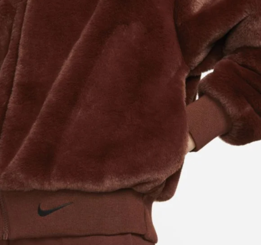 Kurtka damska Nike NSW Essentials brązowa S DD5116-273 przód