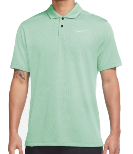 Zielona koszulka polo Nike Vapor DH0814308 M z perforowanym wzorem