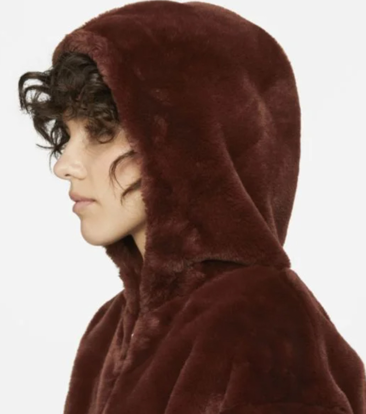 Kurtka damska Nike NSW Essentials brązowa S DD5116-273 tył