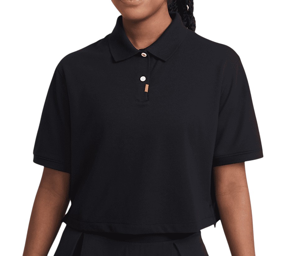 Czarna koszulka polo Nike Golf Dri-FIT M – Widok frontu
