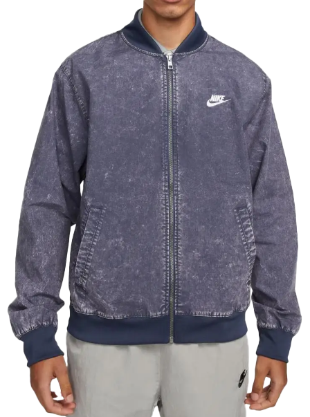 Niebieska kurtka męska Nike Club Windrunner Woven Top DQ4589-437 L z wodoodporną powłoką
