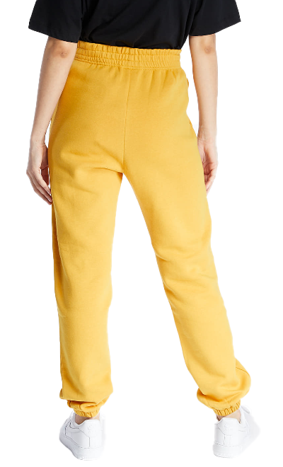 Spodnie dresowe damskie Nike Essential Loose Fit XS żółte bok