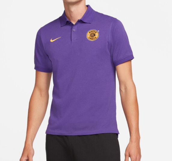Fioletowa koszulka polo męska Nike Kaizer Chiefs Dri-FIT CW5308-547 S tył