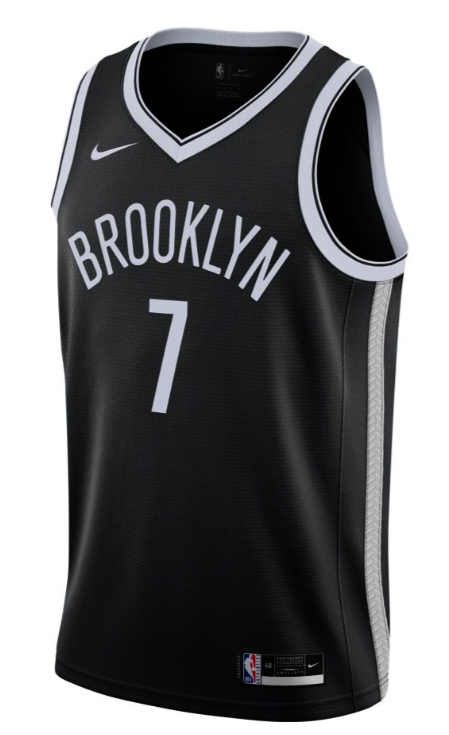 Czarna koszulka NBA Brooklyn Nets Kevin Durant CW3658013 XL Icon Edition