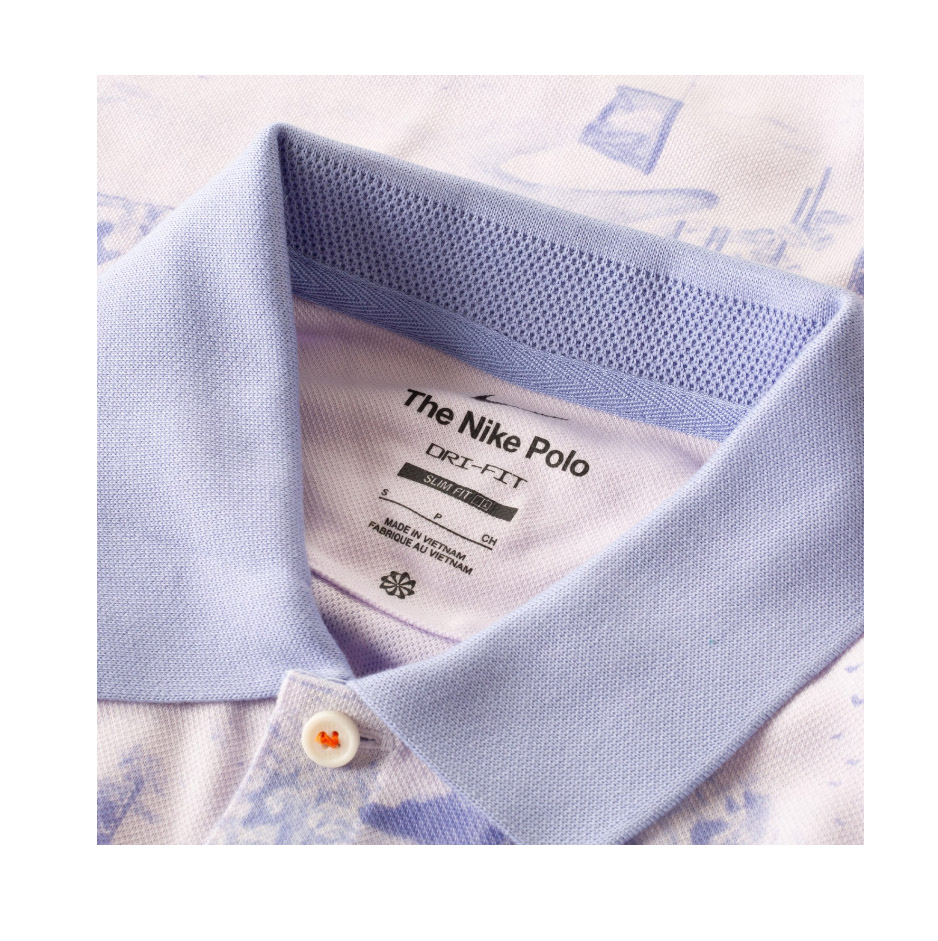 Fioletowa koszulka polo męska Nike St Andrews Dri-FIT DN2366-509 S tył