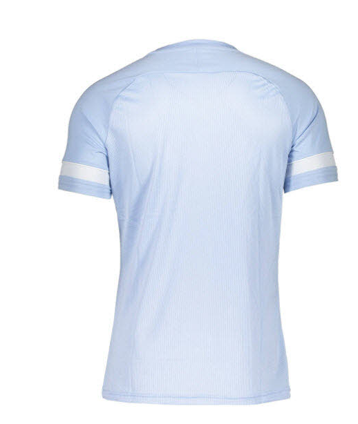 Niebieska męska koszulka Nike Dry Academy CW6101-548 XL detal siateczkowych paneli