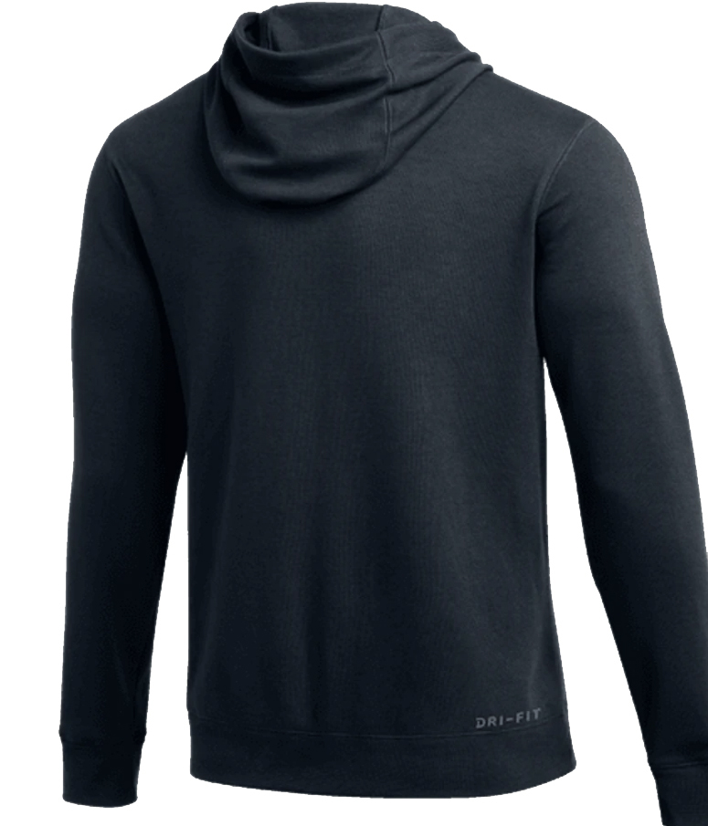 Czarna bluza męska Nike Jordan Air Dri-FIT S bok