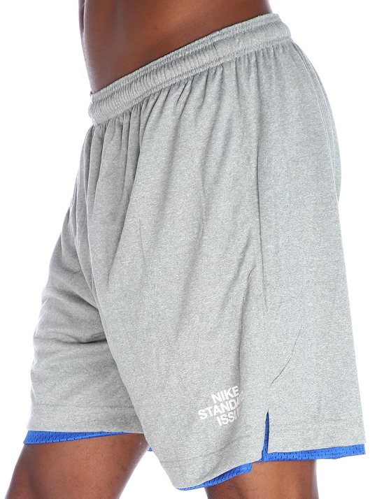 Niebiesko-szare spodenki dwustronne Nike Dri-FIT L bok