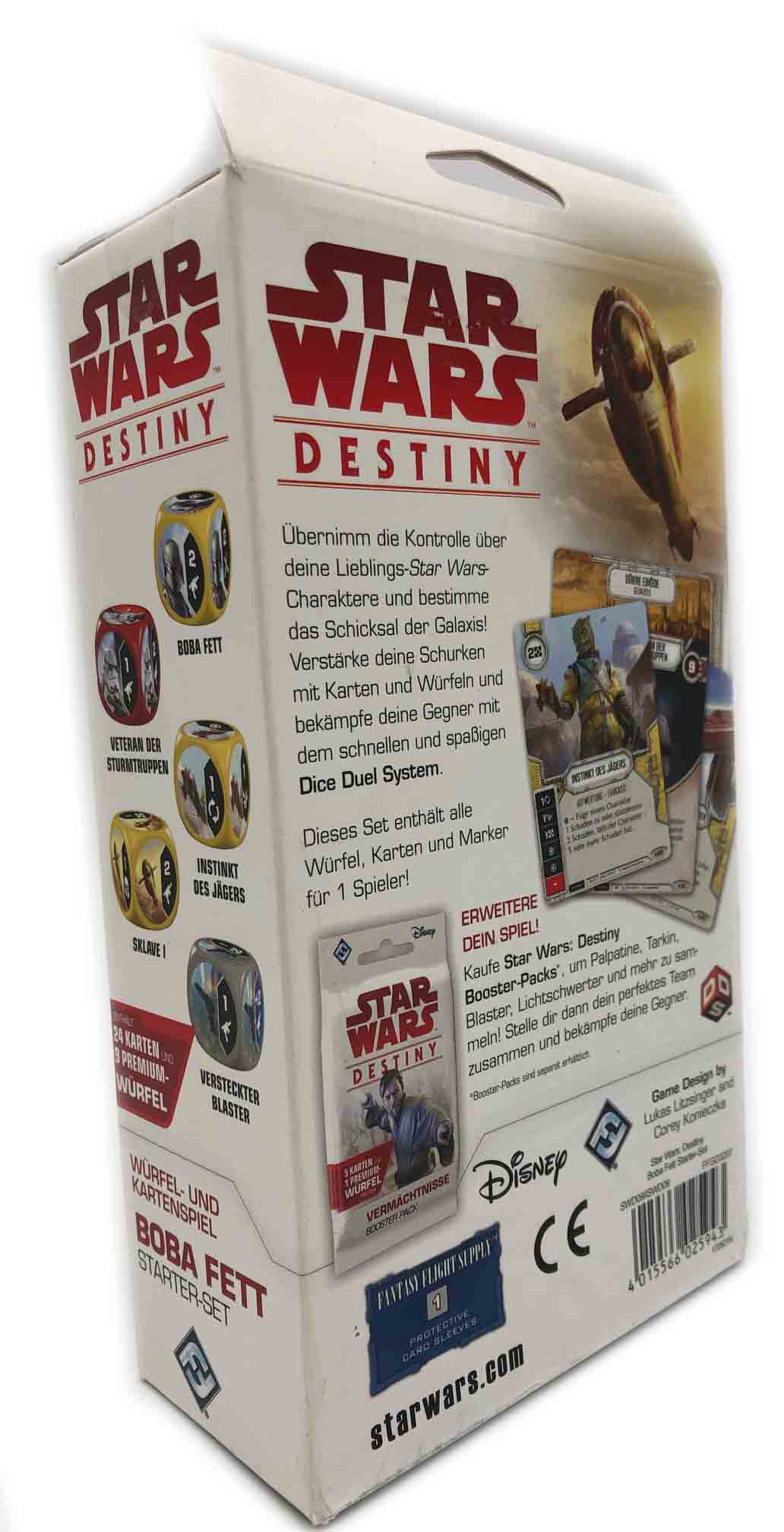 Star Wars Przeznaczenie Boba Fett Gra DE z kostkami