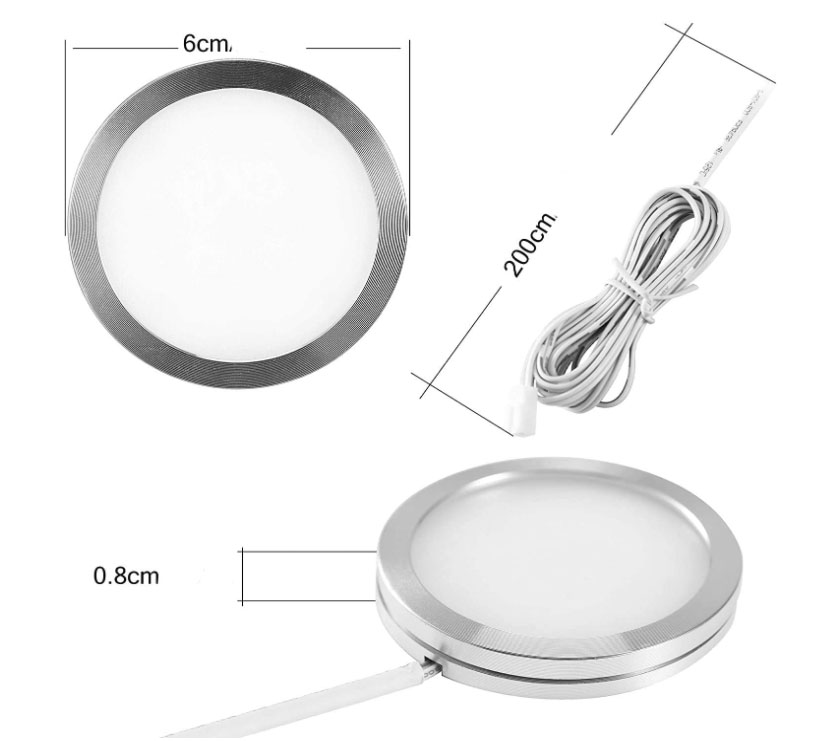 Lampa LED podszafkowa 15W 1500lm 3000K detal