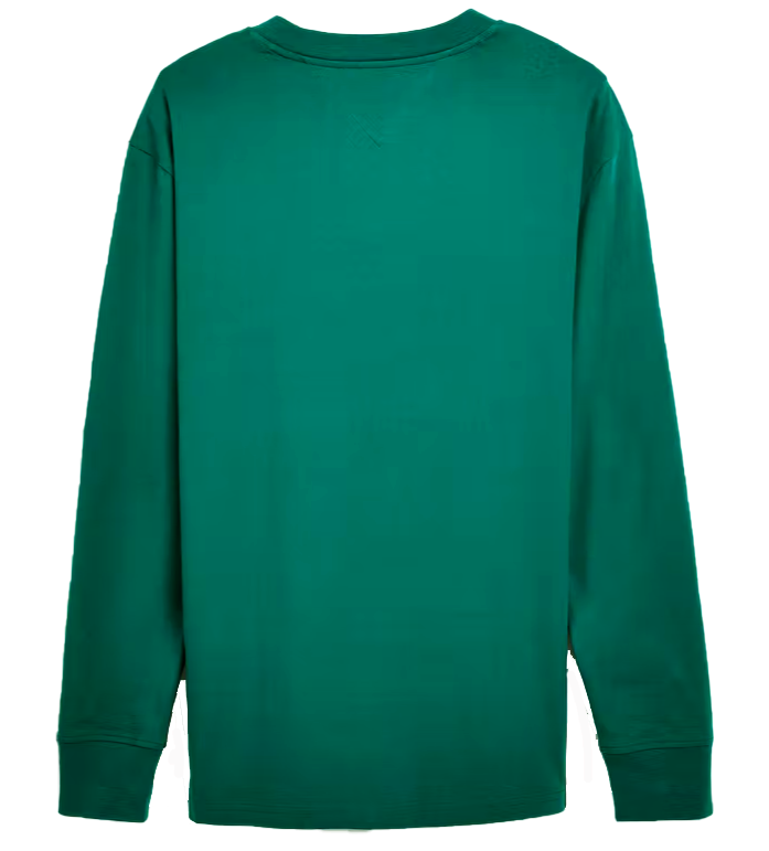 Zielona bluza męska Tommy Hilfiger DM0DM12554 L bok z naszywką na mankiecie