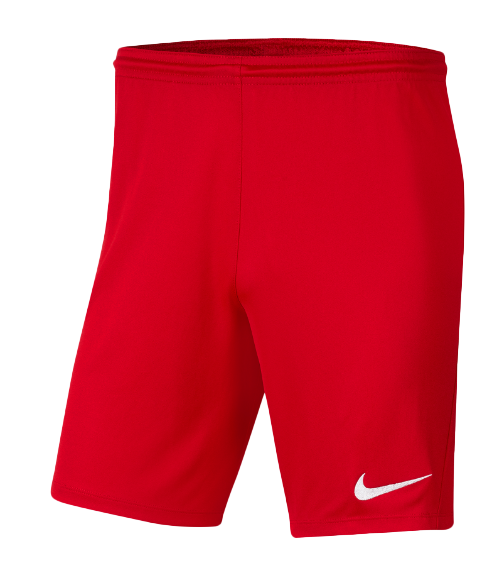 Czerwone spodenki męskie Nike Dry Park III Slim Fit L przód