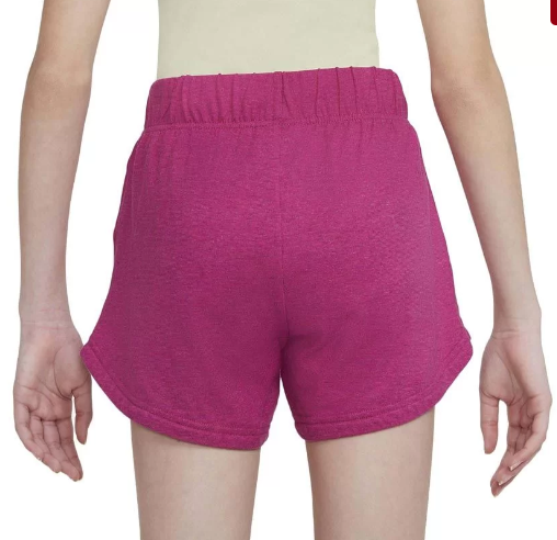 Różowe spodenki dziewczęce Nike Sportswear DA1388615 XL z logo Nike