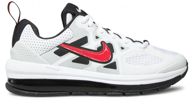 Białe młodzieżowe sneakersy Nike Air Max Genome SE1 GS DC9120-100 r. 36,5 z czerwonym logo