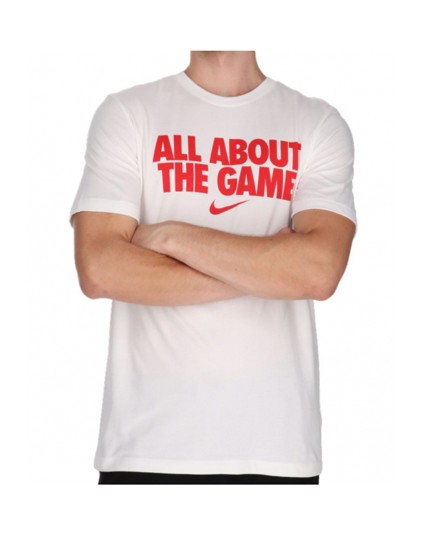 Biała koszulka męska Nike Tee NBA All About The Game M przód