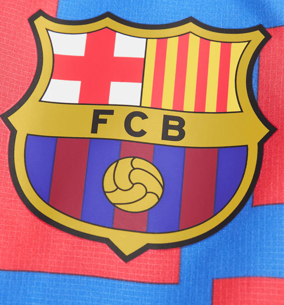 Kurtka damska Nike FC Barcelona wiatrówka niebieska XS przód