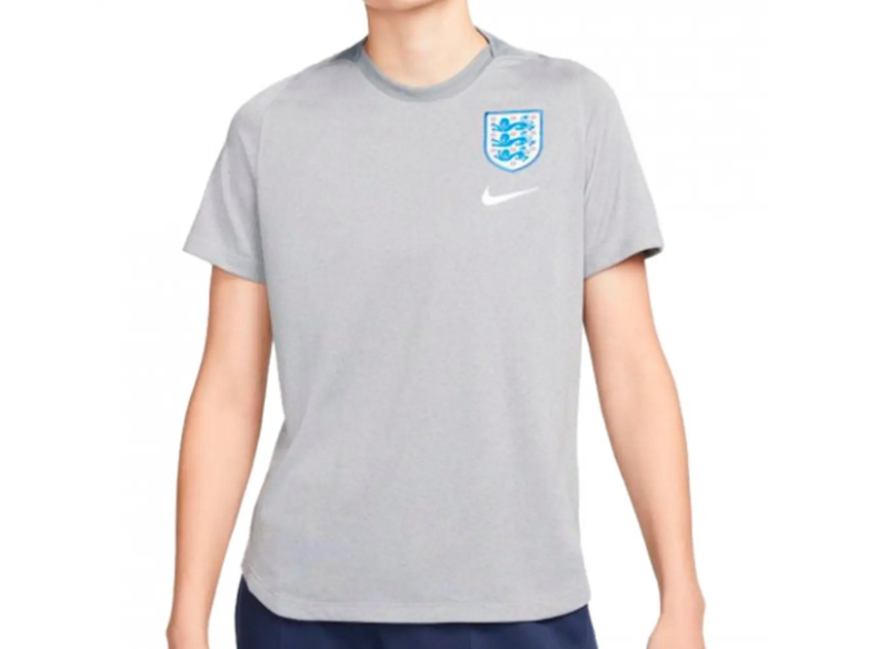 Szara damska koszulka piłkarska Nike Anglia 22/23 CV5925-071 XS przód z herbem