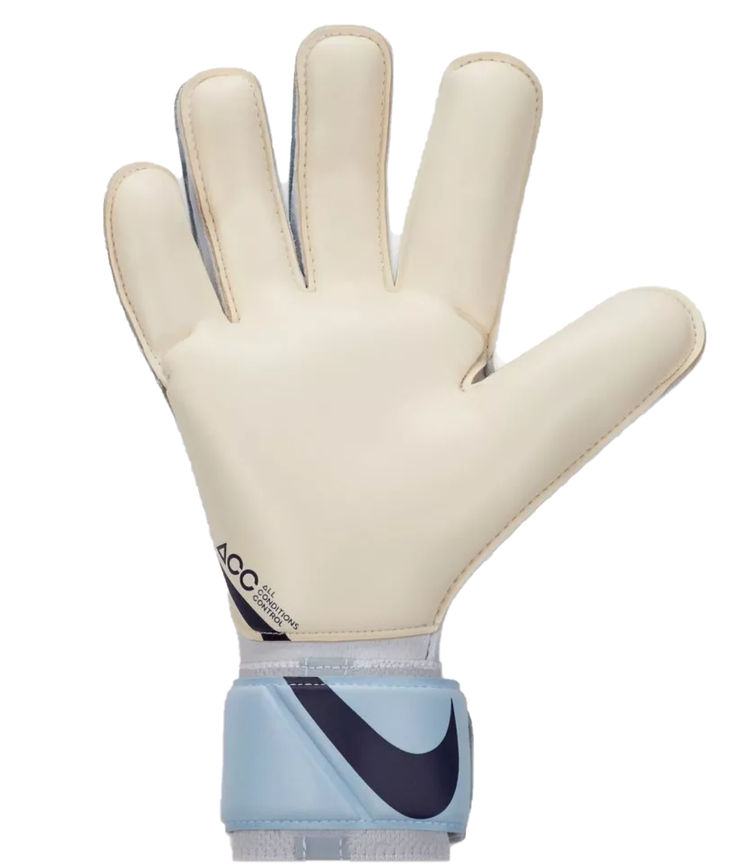 Niebieskie rękawice bramkarskie Nike Vapor Grip3 CN5650548 rozmiar 7 z pianką Grip3