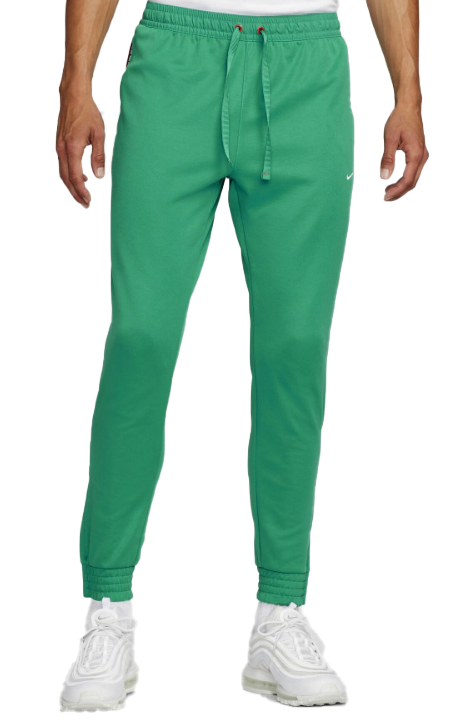 Zielone spodnie męskie Nike F.C. Tribuna Football DC9067-370 XS przód z logo Swoosh