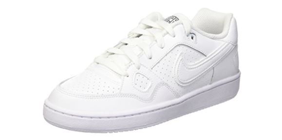 Białe dziecięce sneakersy Nike Son Of Force 615153-109 r. 35,5 z perforowaną skórą