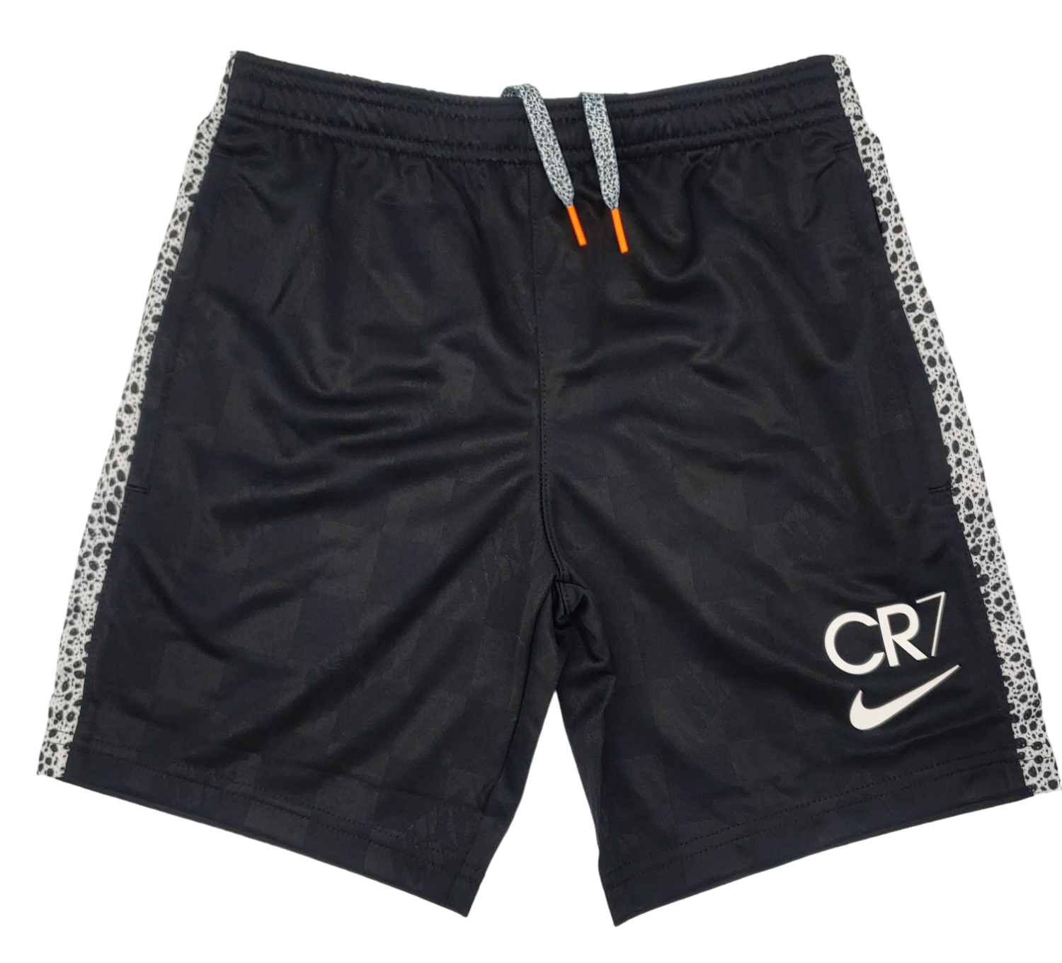Czarne spodenki juniorskie Nike CR7 Standard Fit DJ0067010 S z technologią Dri-FIT