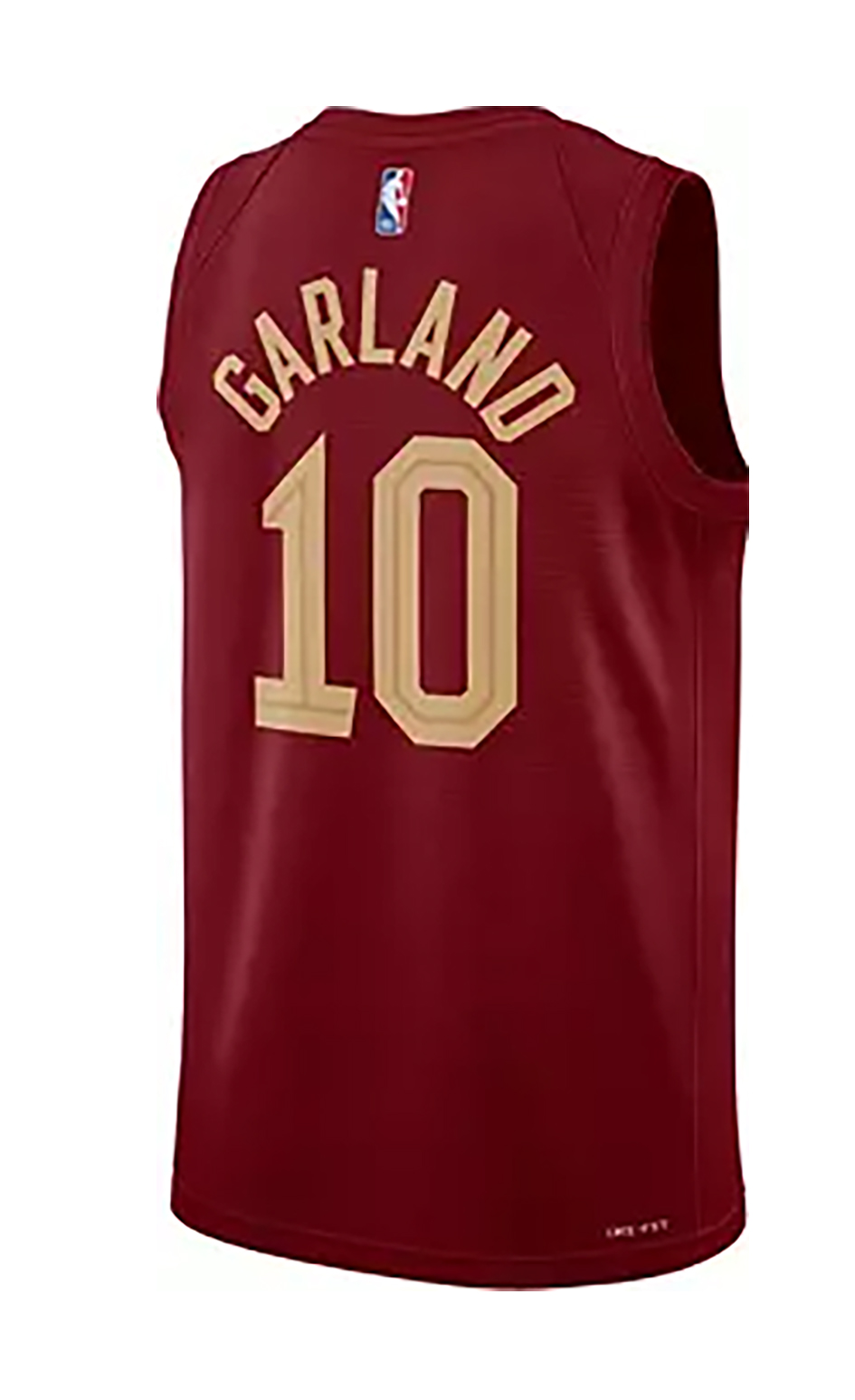 Bordowa koszulka NBA Cleveland Cavaliers Darius Garland DN2001679 XXL detal logo Nike