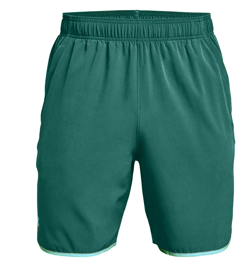 Zielone męskie spodenki Under Armour HeatGear Loose 1361435463 L przód z logo