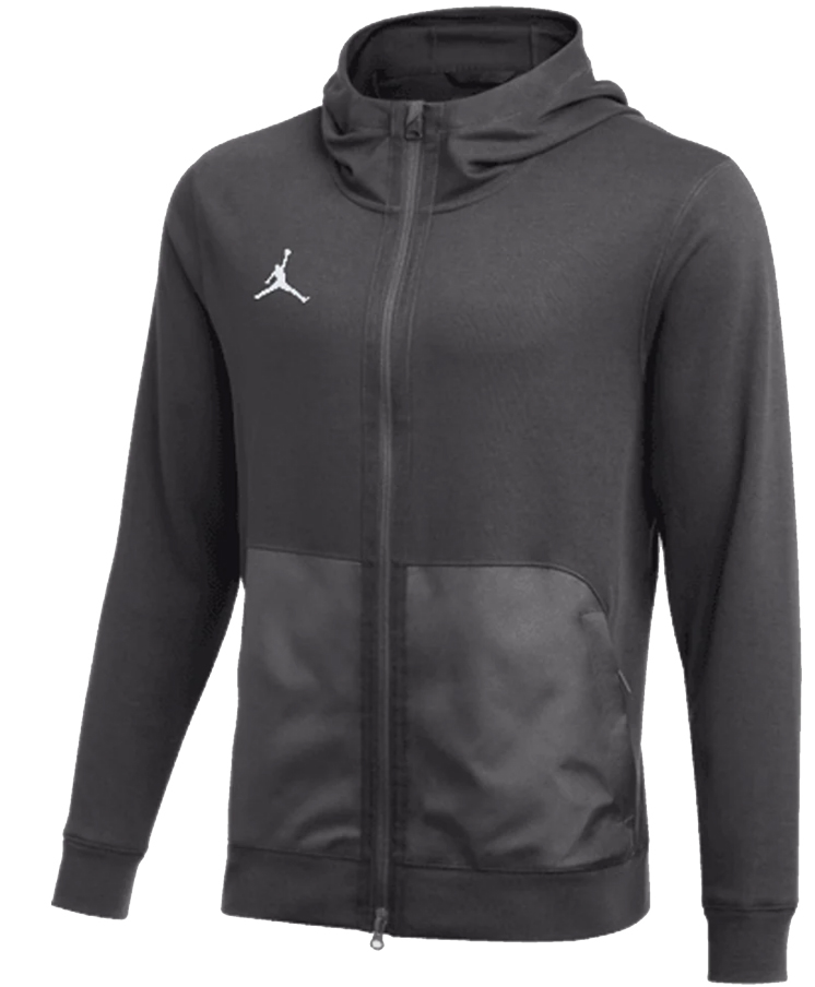 Szara bluza Jordan Air Dri-FIT rozpinana z kapturem – przód