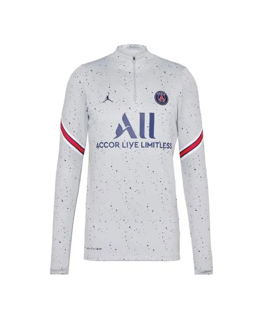 Szara bluza męska Nike PSG Elite Strike L bok