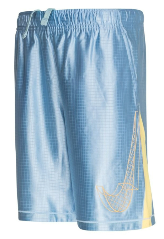Niebieskie spodenki juniorskie Nike Graphic Dri-FIT DA0258-436 L z technologią Dri-FIT