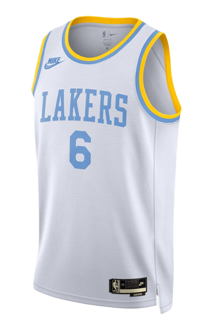 Biała koszulka NBA Lakers LeBron James DO9448101 XXL Classic Edition