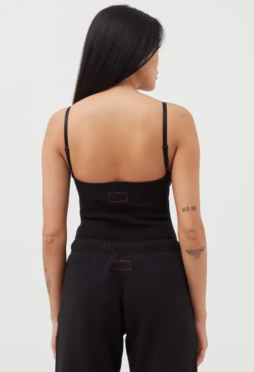 Top damski Calvin Klein K20K203546BEH czarny XS detal