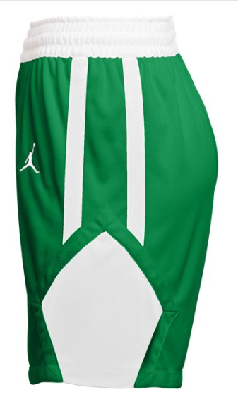 Spodenki Nike Air Jordan Dri-FIT zielone M bok