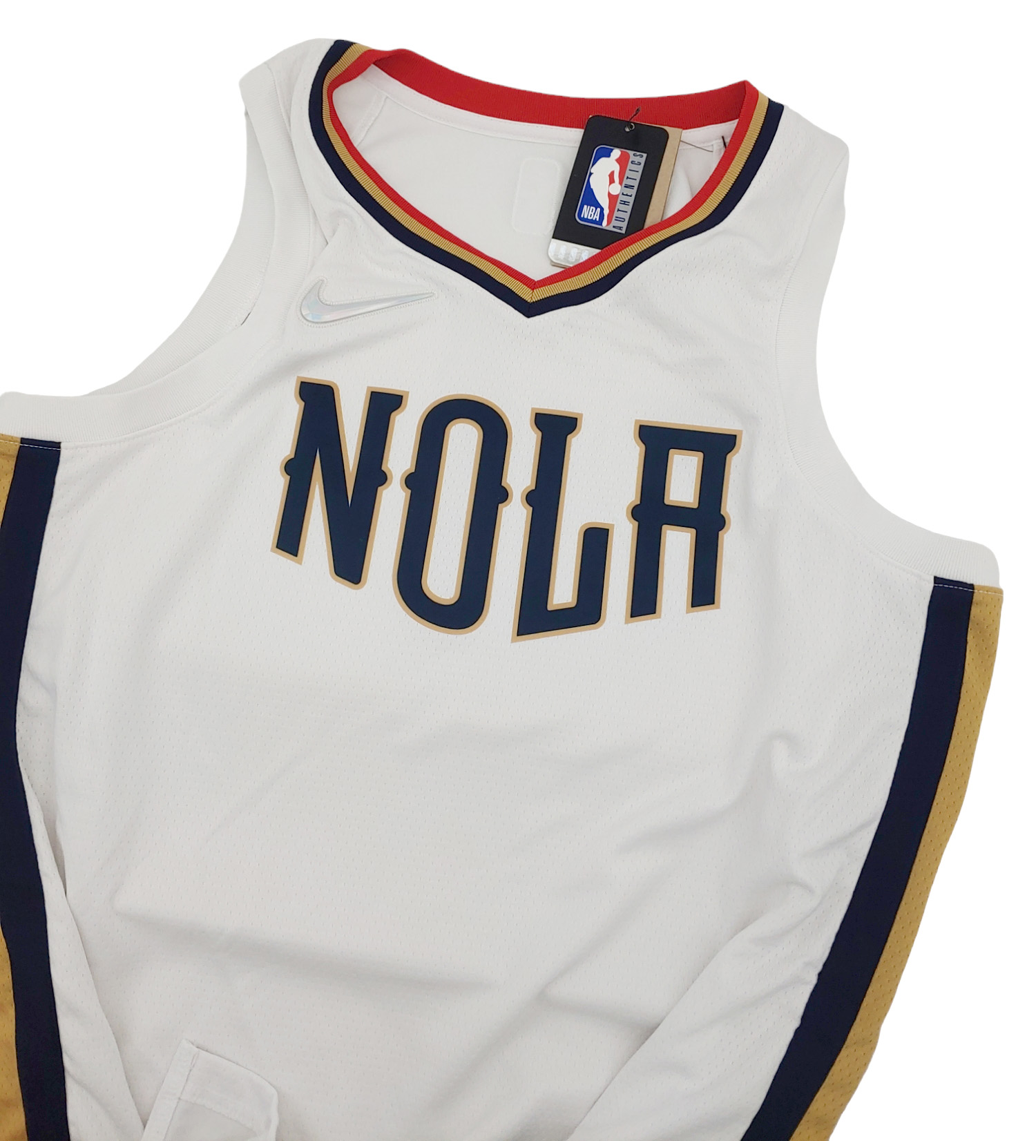 Biała koszulka NBA New Orleans Pelicans DB4072100 L City Edition