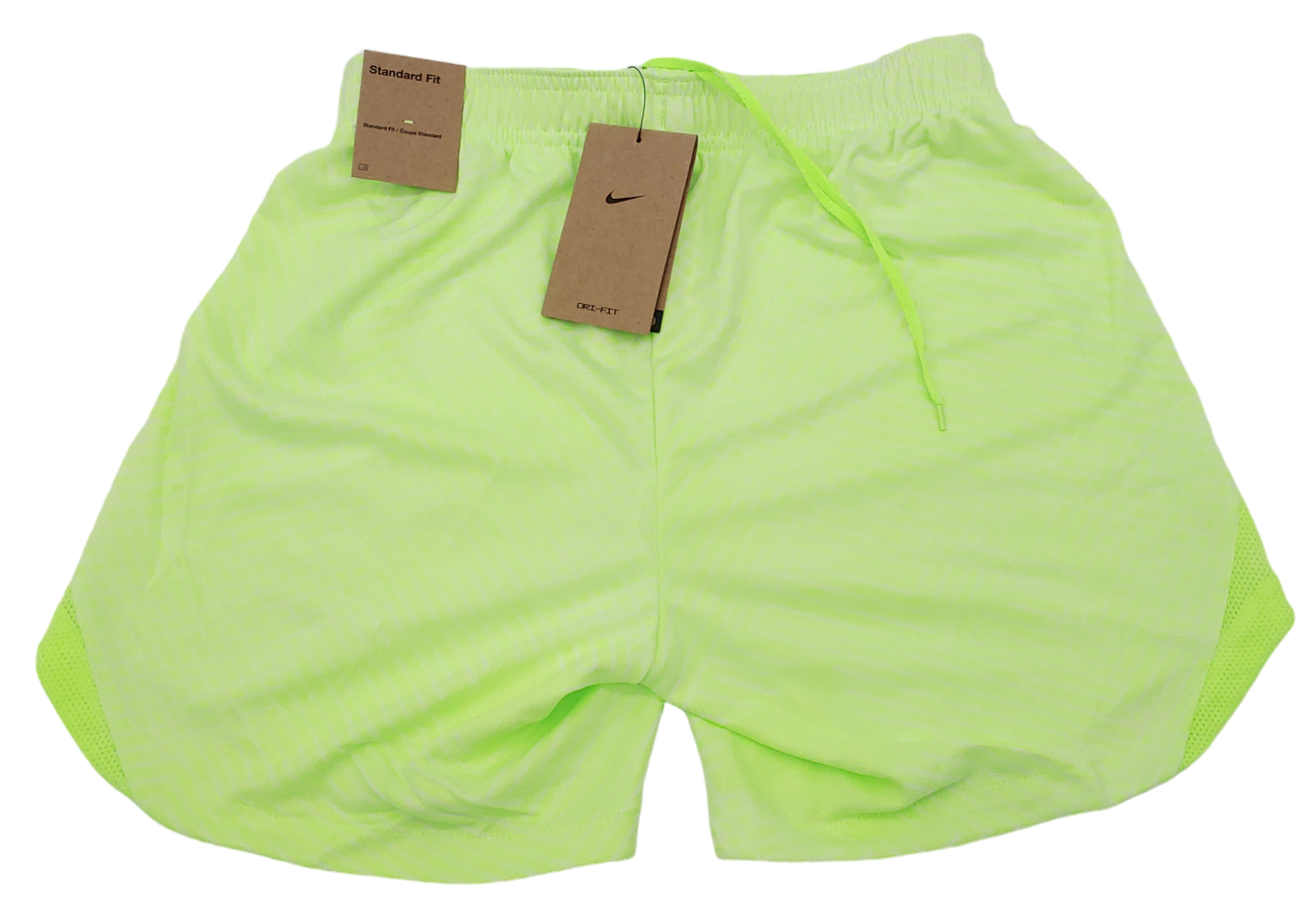 Zielone spodenki damskie Nike DQ6754-358 XS bok z panelami wentylacyjnymi